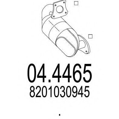 MTS 04.4465 Catalytic Converter